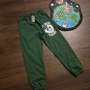 Denim Tears Dark Green Sweatpants